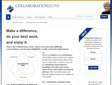 Tablet Screenshot of collaborationzone.com